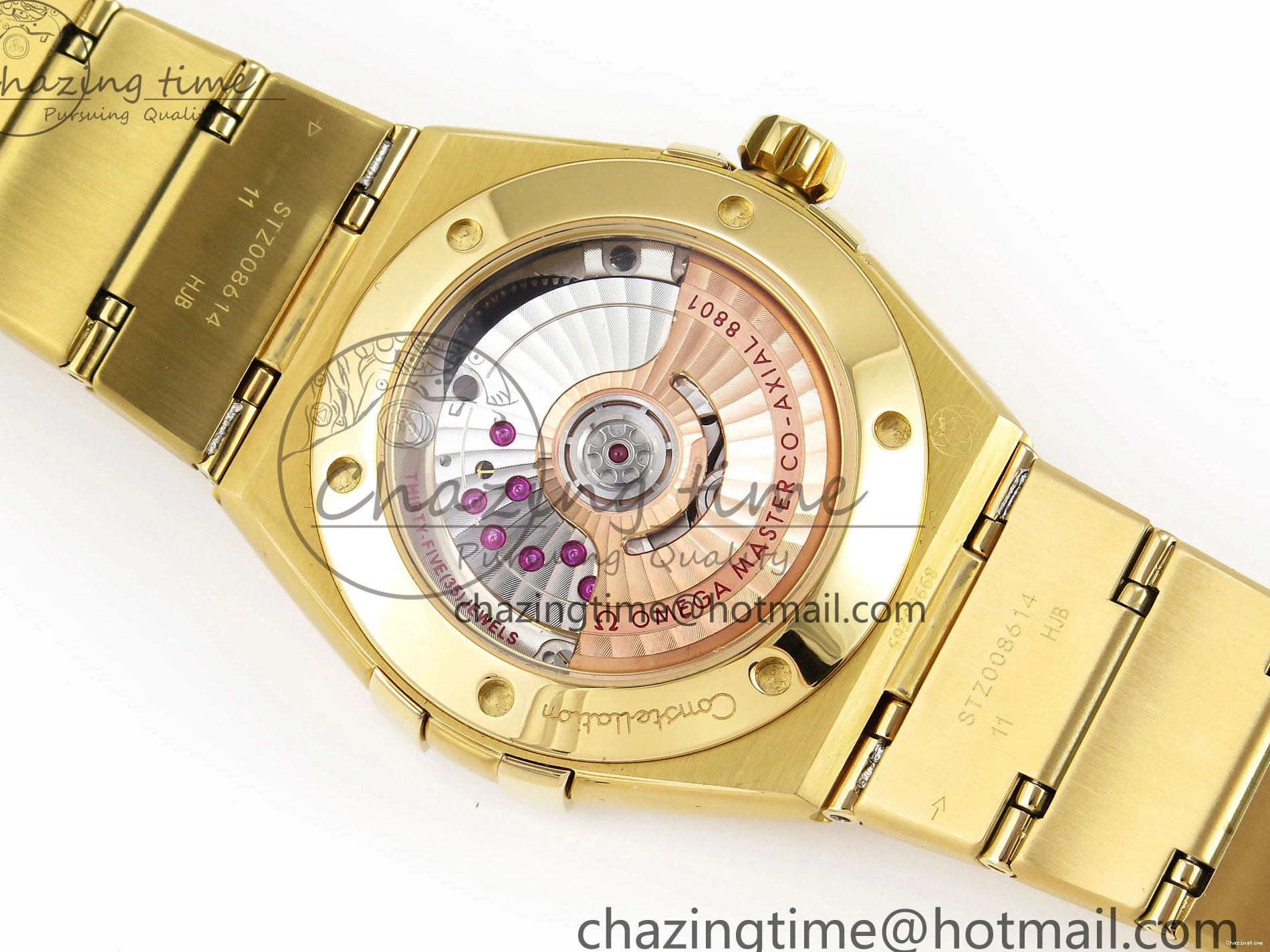0514 Constellation 39mm YG ASWF 1:1 Best Edition White Dial on YG Bracelet A Casual 7780